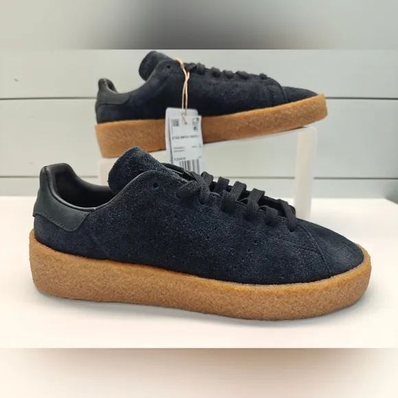 Adidas Stan Smith Crepe Black FZ6439 Suede Leather Casual Sneakers size Men's 6