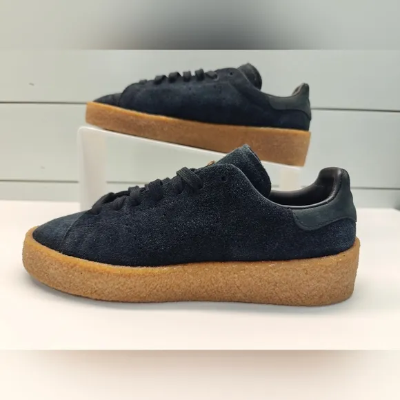 Adidas Stan Smith Crepe Black FZ6439 Suede Leather Casual Sneakers size Men's 6