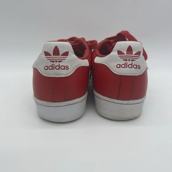 Adidas Superstar Red Cloud White Size Men's Size 8.5 Retro