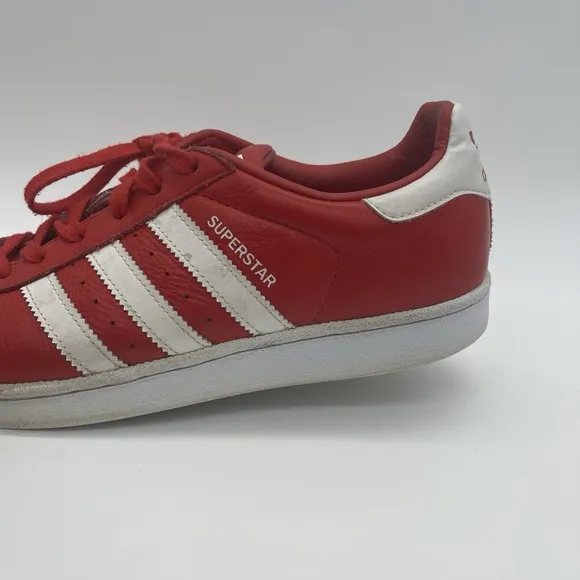 Adidas Superstar Red Cloud White Size Men's Size 8.5 Retro