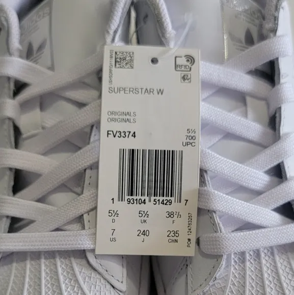 Adidas White and Purple Sneakers