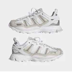 ADIDAS White and Silver Sneakers