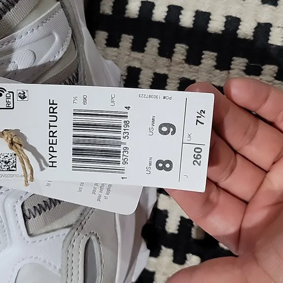 ADIDAS White and Silver Sneakers