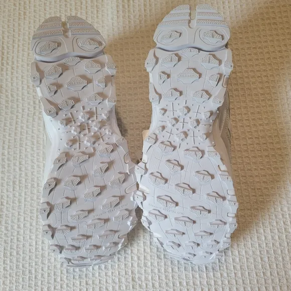 ADIDAS White and Silver Sneakers