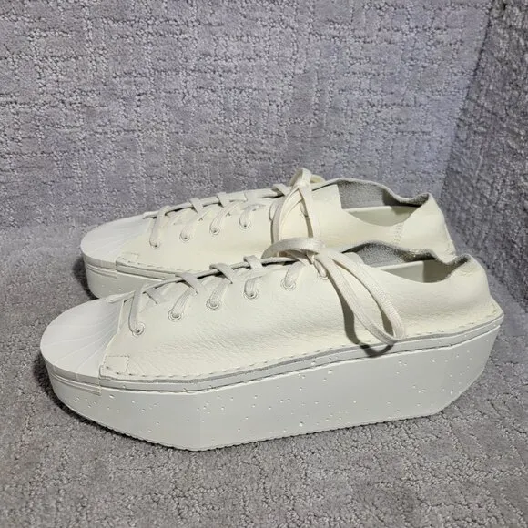 adidas Y-3 Kyasu Men's Size US 9 Low Cream White Casual Sneakers ID1438