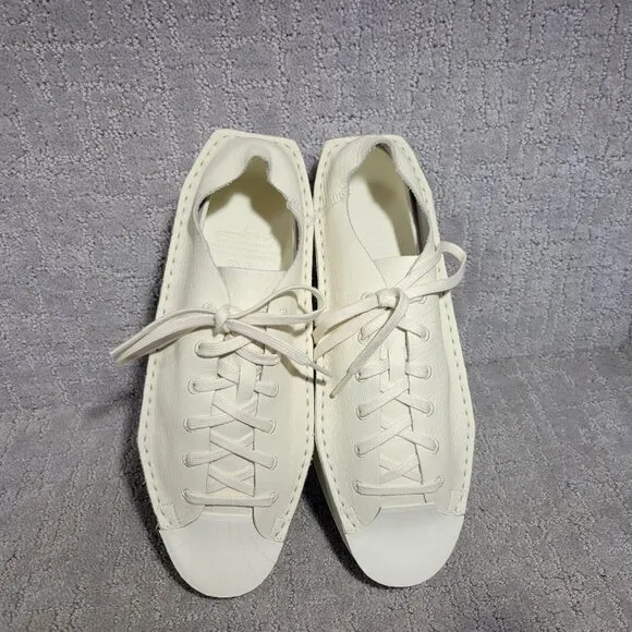 adidas Y-3 Kyasu Men's Size US 9 Low Cream White Casual Sneakers ID1438