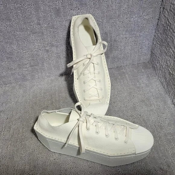 adidas Y-3 Kyasu Men's Size US 9 Low Cream White Casual Sneakers ID1438