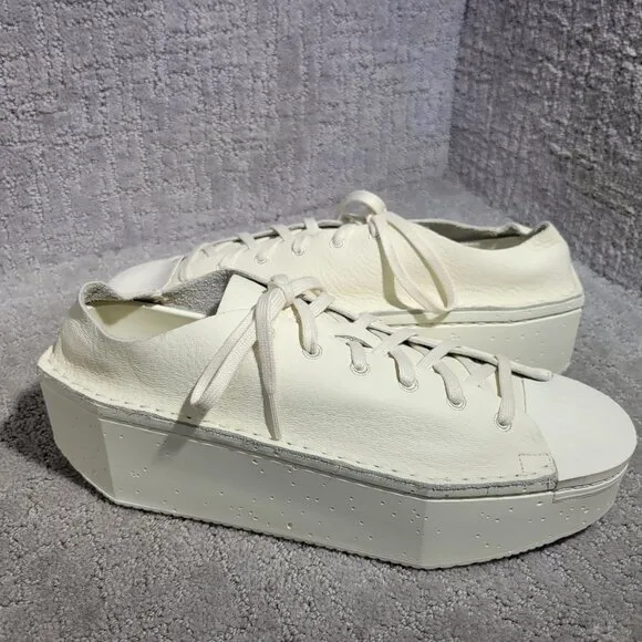 adidas Y-3 Kyasu Men's Size US 9 Low Cream White Casual Sneakers ID1438