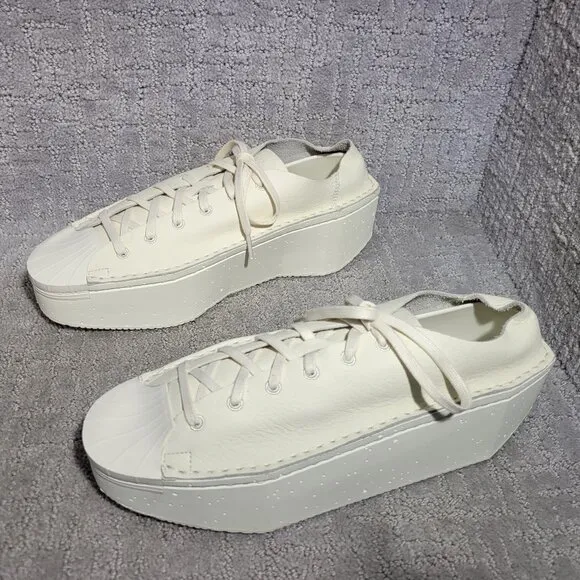 adidas Y-3 Kyasu Men's Size US 9 Low Cream White Casual Sneakers ID1438