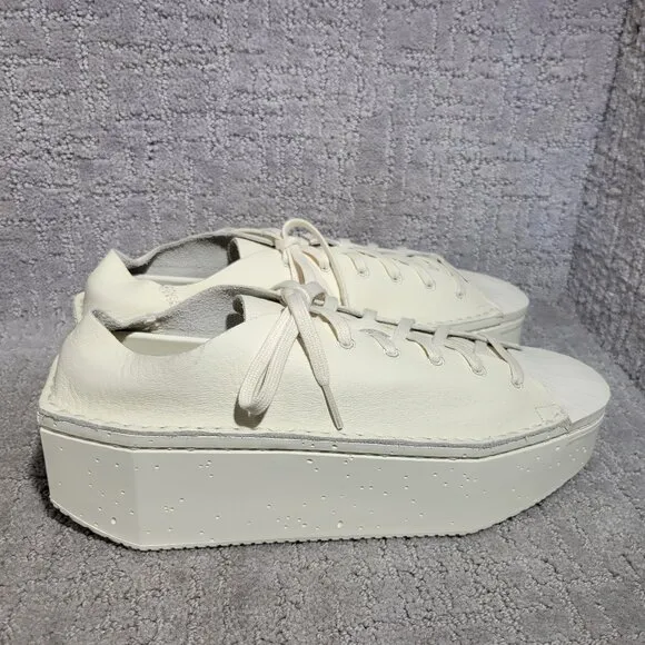 adidas Y-3 Kyasu Men's Size US 9 Low Cream White Casual Sneakers ID1438