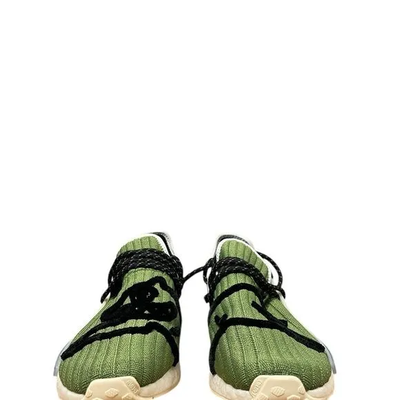 Adidas NMD HU Pharrell BBC Men’s Size 8-8.5 Running Shoe Green White Sneaker