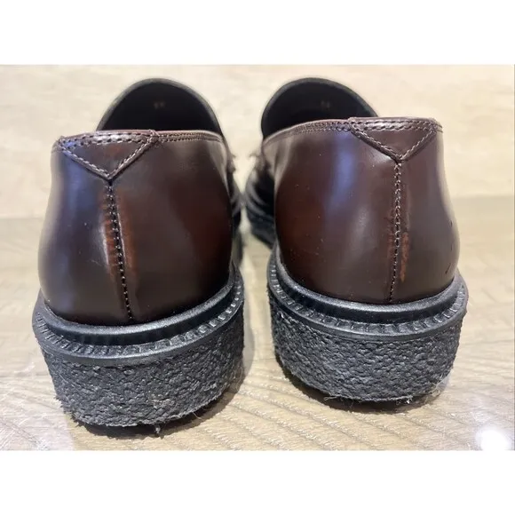 ADIEU X MFPEN WOMENS Size 9 LOAFER SLIP ON SHOE Leather EU 39 TYPE 169 Brown