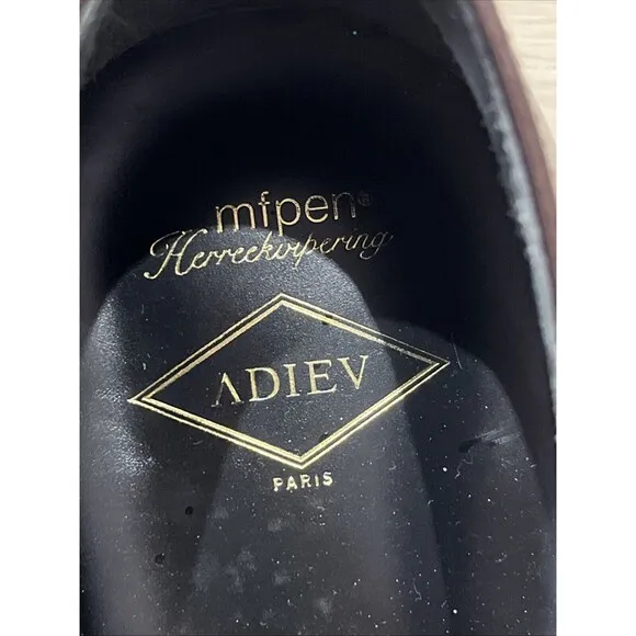 ADIEU X MFPEN WOMENS Size 9 LOAFER SLIP ON SHOE Leather EU 39 TYPE 169 Brown