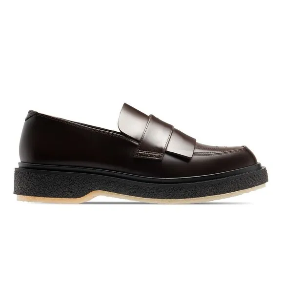 ADIEU X MFPEN WOMENS Size 9 LOAFER SLIP ON SHOE Leather EU 39 TYPE 169 Brown