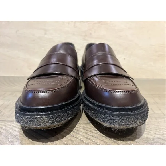 ADIEU X MFPEN WOMENS Size 9 LOAFER SLIP ON SHOE Leather EU 39 TYPE 169 Brown