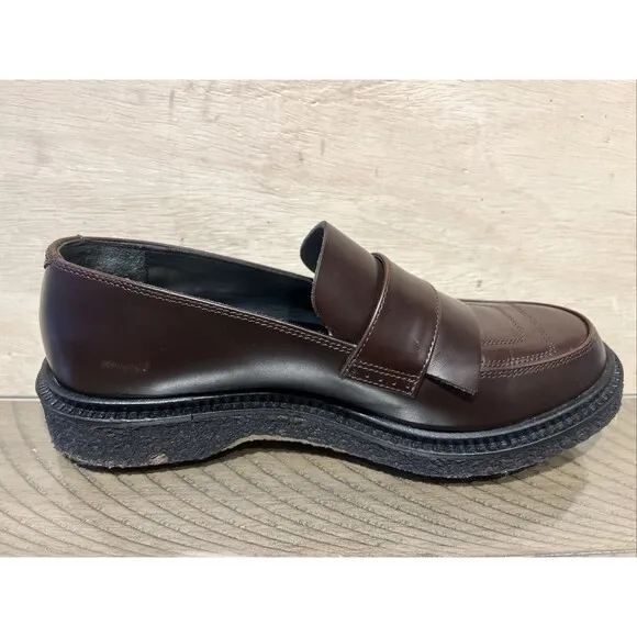 ADIEU X MFPEN WOMENS Size 9 LOAFER SLIP ON SHOE Leather EU 39 TYPE 169 Brown