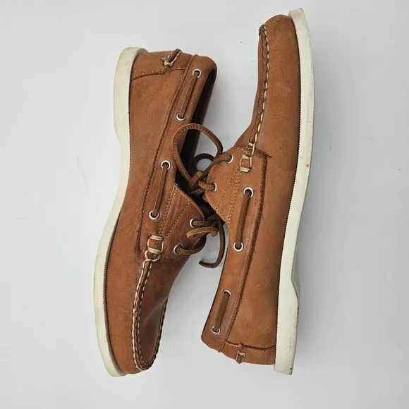 AE by Allen Edmonds Maritime Two Eyed Boat Shoes 10.5 Suede Leisure Loafers
