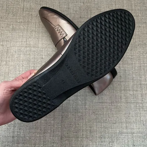 AEROSOLES Benvenuto Casual Loafer Size 11 Graphite NEW Career Work Modern Flat