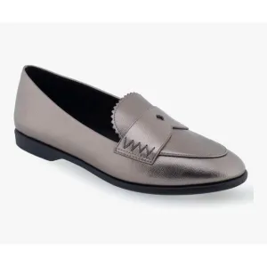 AEROSOLES Benvenuto Casual Loafer Size 11 Graphite NEW Career Work Modern Flat