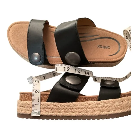 Aetrex Sofie Platform Sandals Size 9.5
