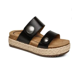 Aetrex Sofie Platform Sandals Size 9.5