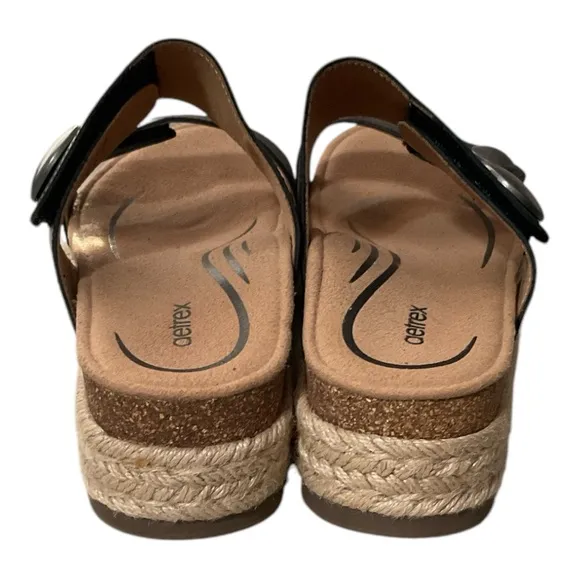 Aetrex Sofie Platform Sandals Size 9.5