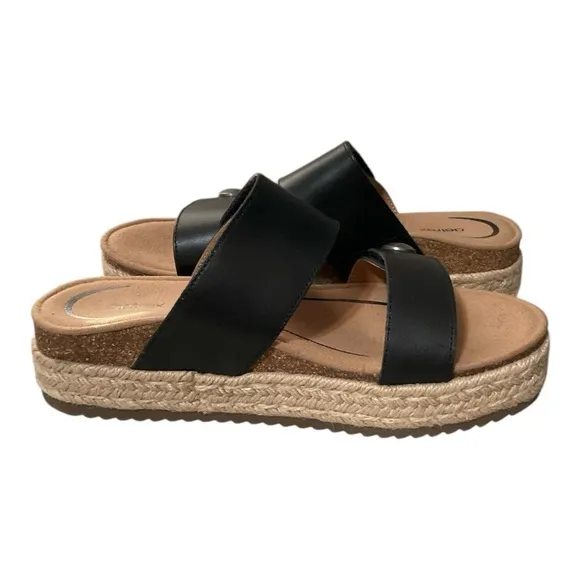 Aetrex Sofie Platform Sandals Size 9.5