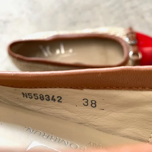 AGL Straw Slip-on Ballet Flats Loafers Shoes