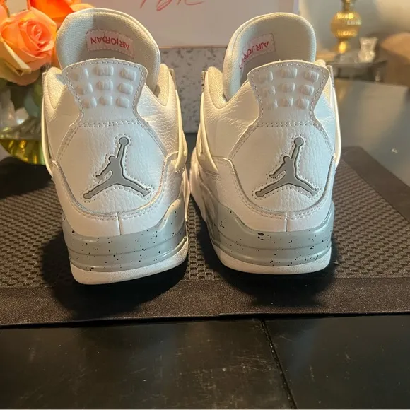 Air 4 Retro White Sneakers