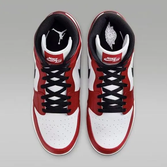 Air Jordan 1 High Retro MCS Chicago Red White Black Baseball Cleats Mens 13