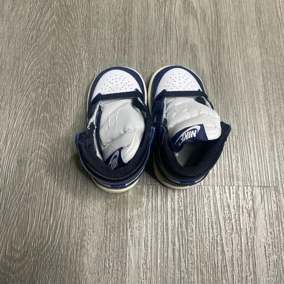 Air Jordan 1 Retro Hi OG Midnight Navy TD Boys Shoe Size 3c Blue FD1413-401