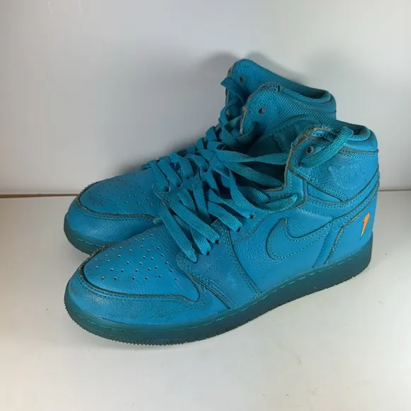 Air Jordan 1 Retro High Gatorade Blue Lagoon Size 5.5Y Sneakers