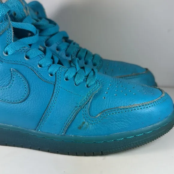 Air Jordan 1 Retro High Gatorade Blue Lagoon Size 5.5Y Sneakers