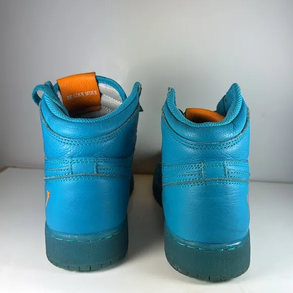 Air Jordan 1 Retro High Gatorade Blue Lagoon Size 5.5Y Sneakers