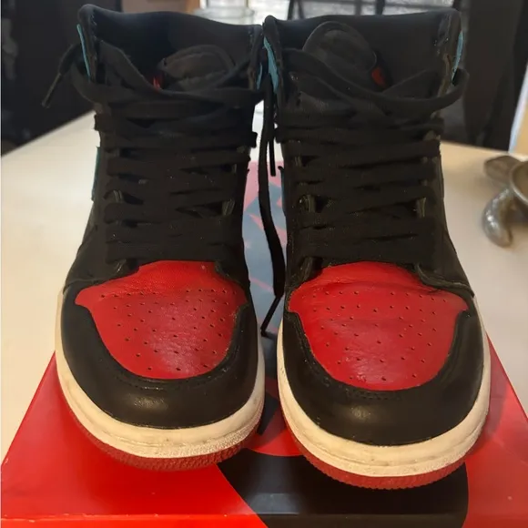 Air Jordan 1 Retro High OG Black Blue Red Sneakers
