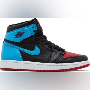 Air Jordan 1 Retro High OG Black Blue Red Sneakers