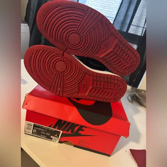 Air Jordan 1 Retro High OG Black Blue Red Sneakers