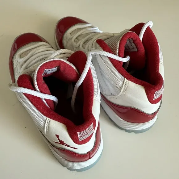 Air Jordan 11 Retro Cherry Varsity kids sneakers