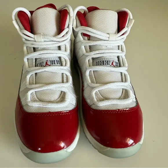 Air Jordan 11 Retro Cherry Varsity kids sneakers