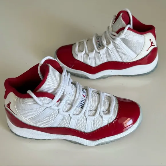 Air Jordan 11 Retro Cherry Varsity kids sneakers