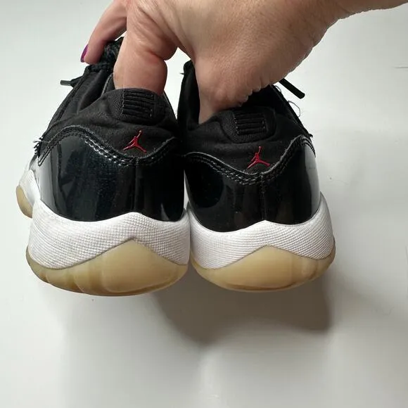 Air Jordan 11 Retro GS Black White Sail Sneakers