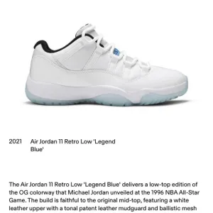 Air Jordan 11 Retro Low 'Legend Blue' Sneakers