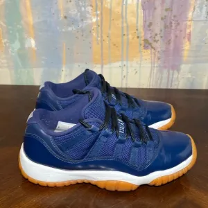 Air Jordan 11 Retro Low Navy Gum 528896-405 Youth size 6Y