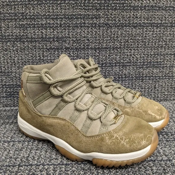 Air Jordan 11 Retro Olive Lux Sneakers Size 8 Womens