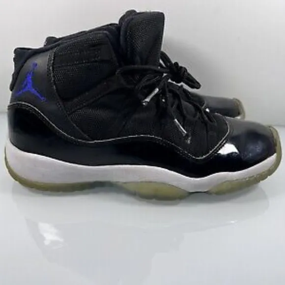 AIR JORDAN 11 XI GS BG Retro Jubilee Space Jam Sneakers EUC