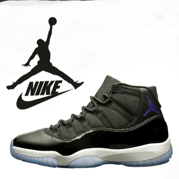 AIR JORDAN 11 XI GS BG Retro Jubilee Space Jam Sneakers EUC