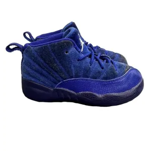 Air Jordan 12 Retro TD Sneakers Shoes size 10C Toddler 10 Deep Royal 850000-400