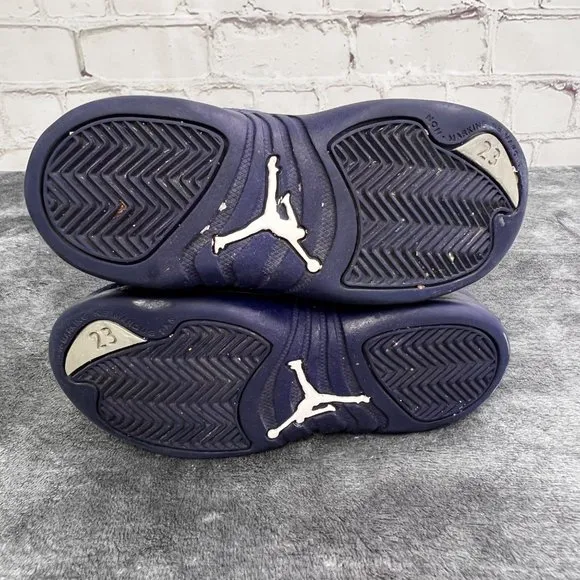Air Jordan 12 Retro TD Sneakers Shoes size 10C Toddler 10 Deep Royal 850000-400