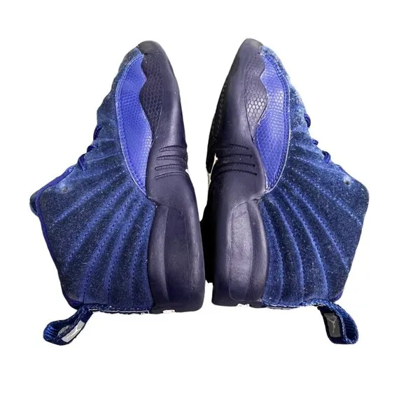 Air Jordan 12 Retro TD Sneakers Shoes size 10C Toddler 10 Deep Royal 850000-400