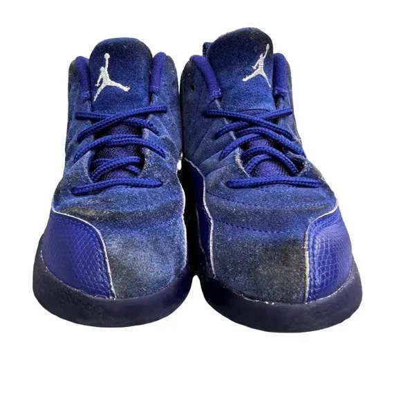 Air Jordan 12 Retro TD Sneakers Shoes size 10C Toddler 10 Deep Royal 850000-400